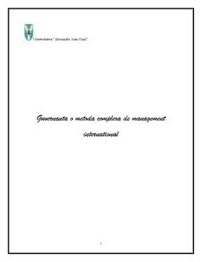 Guvernanța - o metodă complexă de management internațional - Pagina 1