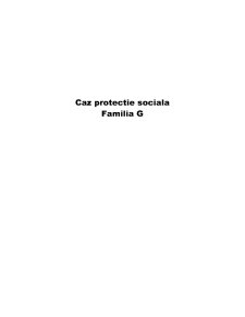 Caz de protecție socială - Pagina 1