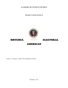 Geopolitică - sistemul electoral SUA - Pagina 1