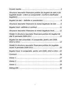Analiza structurii și dinamicii resurselor financiare publice din bugetul consolidat al României - Pagina 2