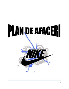 Plan Afaceri Nike - Pagina 1