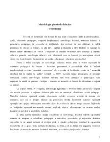 Metode Didactice - Pagina 1