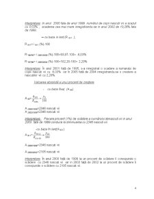 Calcularea și Interpretarea Indicatorilor Absoluti, Relativi și Medii - Pagina 4