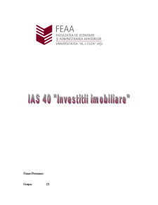 IAS 40 - Investitii Imobiliare - Pagina 1