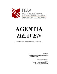 Agenția Heaven - prietenul vacanțelor voastre - Pagina 1