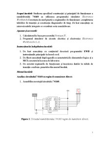 Studierea circuitelor din seria numărătoarelor - Pagina 1