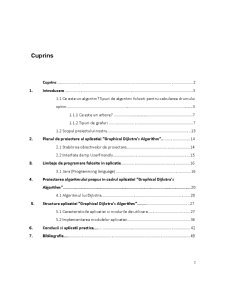 Implementarea Algoritumului Dijkstra pentru Calcularea Drumului Optim Folosind Java - Pagina 2