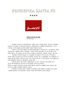 Promovarea Pensiunii Santa Fe - Pagina 1