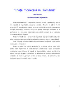 Piața Monetară în România - Pagina 2