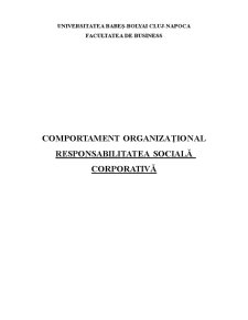 Responsabilitate Socială Corporativă - Pagina 1