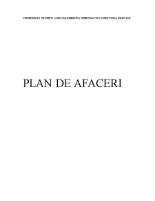 Elaborarea Planului de Afaceri a unei Gogoșerii în Cadrul SC anna-donuts SRL - Pagina 1