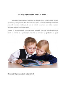 Idee de afacere - cărți personalizate educative - Pagina 1