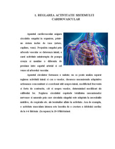 Reglarea activității sistemului cardiovascular - Pagina 1