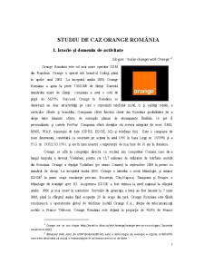 Management Strategic - Orange România - Pagina 1