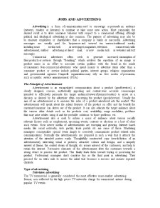 Jobs and Advertising - Pagina 1