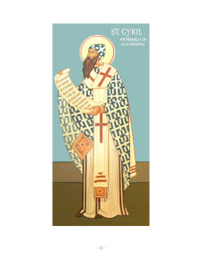 Valențele Ecumenice în Opera Teologică a Sfântului Chiril al Alexandriei - Pagina 2