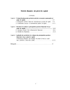 Modele dinamice ale pieței de capital - Pagina 2