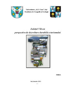 Județul Vâlcea - perspective de dezvoltare durabilă a turismului - Pagina 1