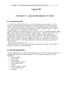 Plan de marketing la SC Agricola SA Bacău - Pagina 1