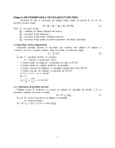 Determinarea Necesarului de Frig și Calculul Parametrilor Instalației Frigorifice - Pagina 4