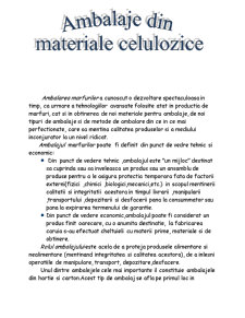 Ambalaje din Materiale Celulozice - Pagina 1