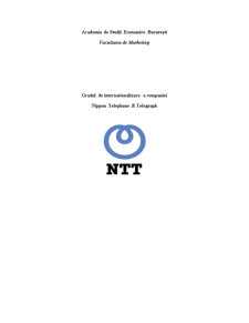 Gradul de internaționalizare a companiei Nippon Telephone and Telegraph - Pagina 1