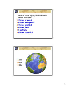 Chimia Mediului - Curs 1 - Pagina 6