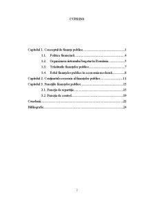 Conținutul Economic și Funcțiile Finanțelor Publice - Pagina 2