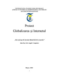 Globalizarea și Internetul - Pagina 1