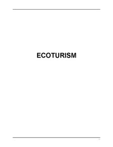 Ecoturism - Pagina 1