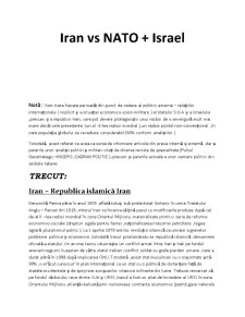 Iran vs NATO - Pagina 1
