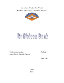 Raiffeisen Bank - Produse și Servicii Bancare - Pagina 1