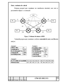 Calculul unei RTD pentru transmisiuni date pe baza tehnologiei PDH - Pagina 1