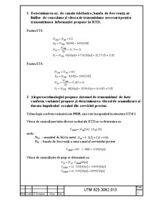 Calculul unei RTD pentru transmisiuni date pe baza tehnologiei PDH - Pagina 3