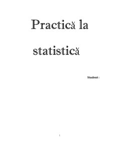 Statistică - crearea unei baze de date - Pagina 1