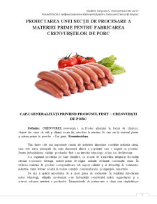 Secție de procesare a materiei prime pentru fabricarea cremvustilor de porc - Pagina 3