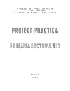 Proiect practică - Primăria Sectorului 3 - Pagina 1