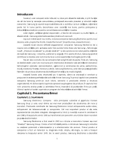 Analiza Firmei Samsung - Pagina 1