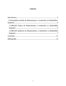 Metode de Dimensionare a Veniturilor și Cheltuielilor - Pagina 3