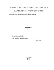Modele de Simulare Privind Evoluția Pieței Financiare Românești Comparate cu Piețele Financiare Internaționale - Pagina 1