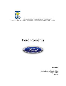 Ford România - Pagina 1