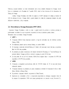 Investițiile directe străine realizate de Orange România - Pagina 4