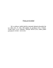 Studiul indicilor structurali aferenți arboretului din UA 62B 63A 37 40A 40B - Pagina 1