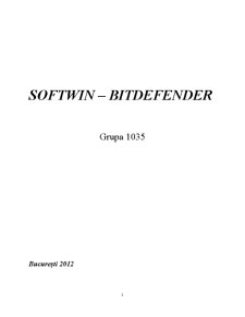 Softwin - Bitdefender - Pagina 1