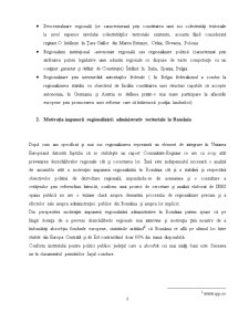 Motivația Impunerii Regionalizării Administrativ Teritoriale în România - Pagina 3