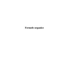 Fermele Organice - Pagina 1