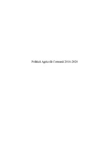 Politică Agricolă Comună 2014-2020 - Pagina 1