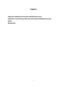 Definiția și Caracterele Juridice ale Contractului Individual de Muncă - Pagina 2