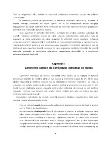 Definiția și Caracterele Juridice ale Contractului Individual de Muncă - Pagina 4