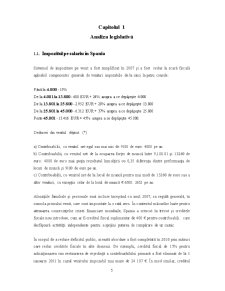 Analiza Sistemului Fiscal al Spaniei Comparativ cu Cel al României în Perioada 2000-2010 - Pagina 5